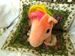 pink plush pony a